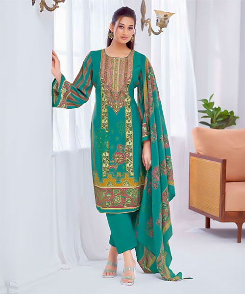 Green Modal Casual Wear Salwar Kameez in lichfield