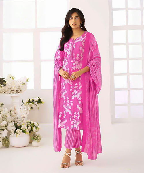 Pink  Cotton Casual Wear Salwar Kameez in lichfield