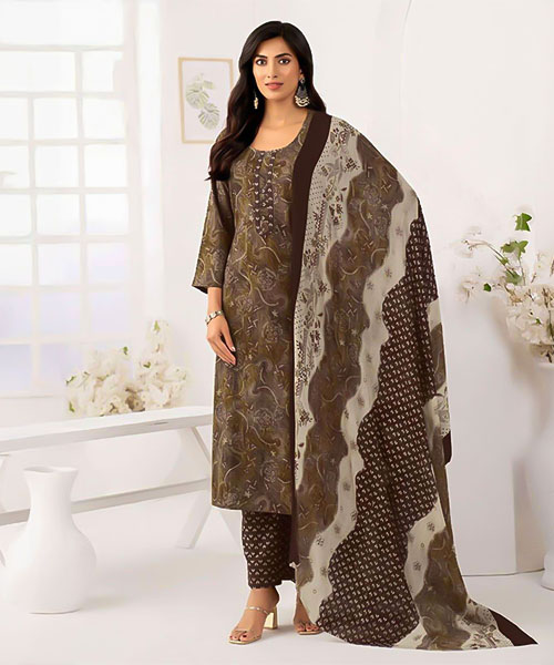 Green  Cotton  Casual Wear Salwar Kameez