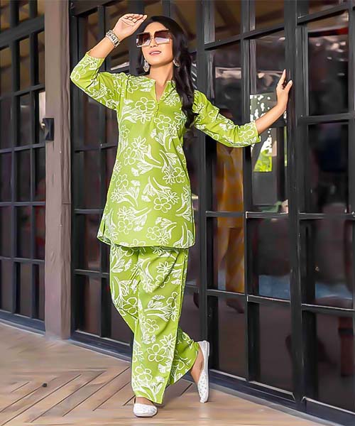 Green  Rayon Printed Kurti in mumbai