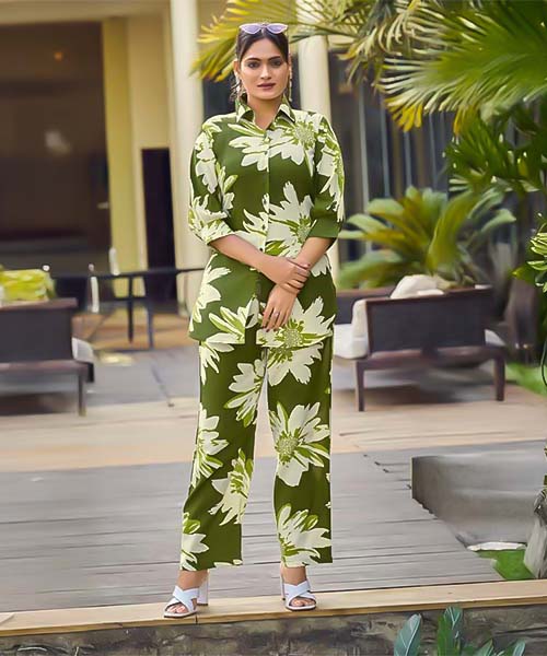 Green Rayon Casual Wear Kurti in canada