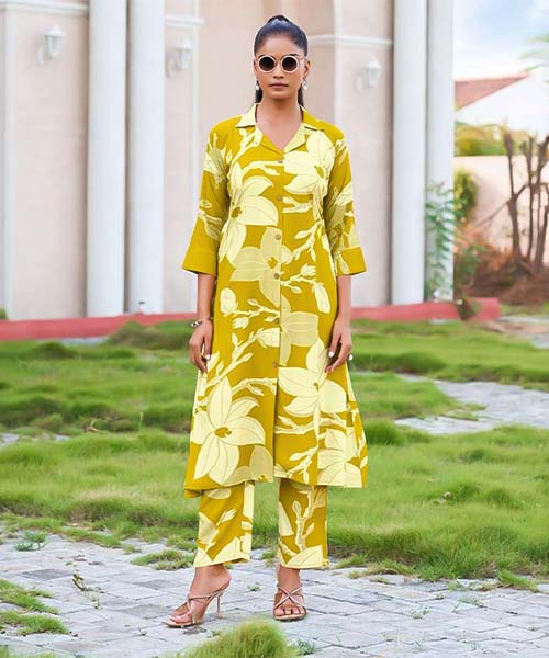 Green  Rayon Casual Wear Kurti in salford