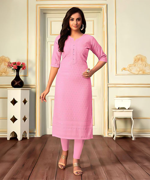 Pink  Rayon Casual Wear Kurti in coventry