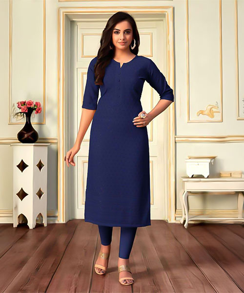 Blue  Rayon Casual Wear Kurti in coventry