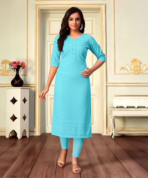 Blue  Rayon Casual Wear Kurti in coventry