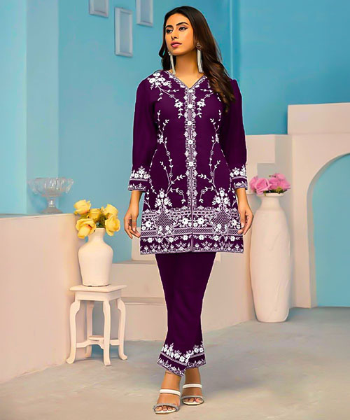 Violet  Rayon Casual Wear Kurti in st davids
