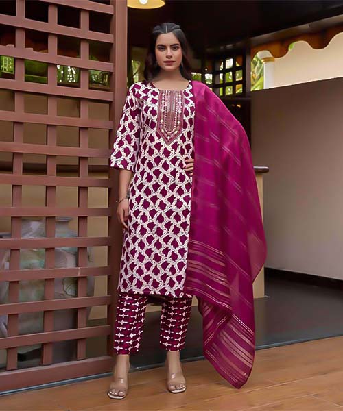 Violet Capsule Casual Wear Salwar Kameez