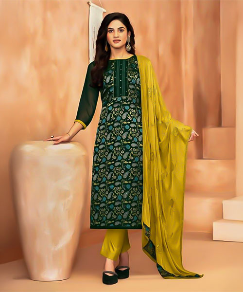 Green  Georgette Casual Wear Salwar Kameez in austin