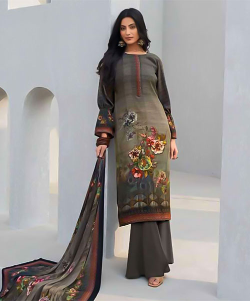 Black  Butter Crepe Casual Wear Salwar Kameez in bristol