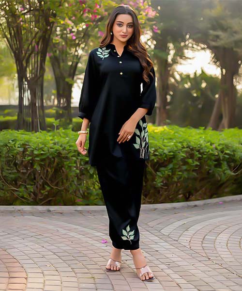 Black  Viscose Casual Wear Kurti in jacksonville