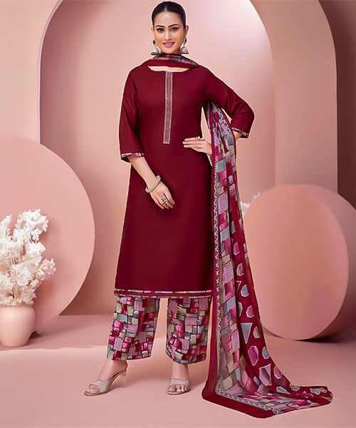 Brown  Zam  Casual Wear Salwar Kameez in canterbury