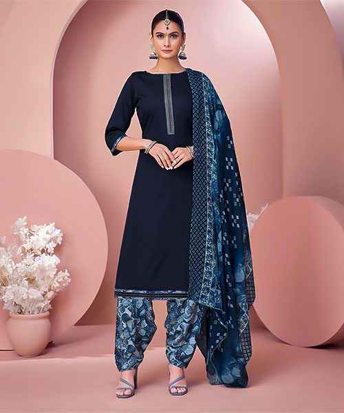 Blue Zam  Casual Wear Salwar Kameez