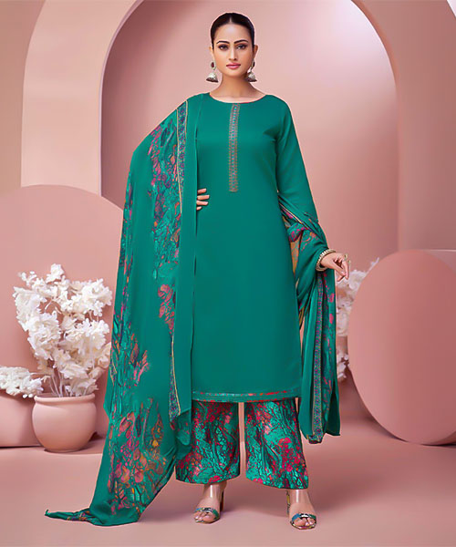 Green Zam  Casual Wear Salwar Kameez