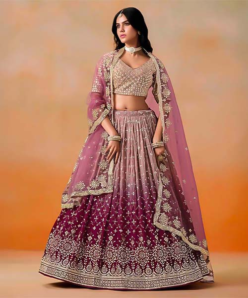 Magenta  Fancy Designer Lehenga in truro